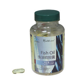 Makanan Kesehatan Suplemen Minyak Ikan Soft Cap Minyak Ikan Softgels DHA + EPA 1g / pil
