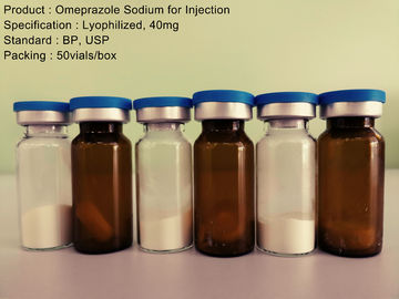 40 mg Injeksi Bubuk Lyophilized, Omeprazole Sodium untuk Injection