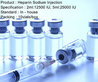 Heparin Sodium Injection 2ml / 12500 IU 5ml / 25000 IU Anticoagulant