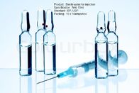 Steril Administrasi Parenteral USP Air Steril Untuk Injeksi 10Ml plastik dan ampul kaca