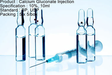 Calcium Gluconate Injection Volume Kecil Parenteral Untuk Hipokalsemia Tetani