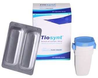 18 mcg / kapsul Obat Aerosol Tiotropium Bromide Powder Untuk Penghirupan