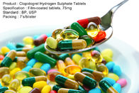 Clopidogrel Hydrogen Sulphate Tablets Tablet salut film, 75mg Obat Oral
