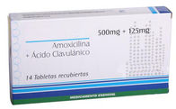 Tablet Kalium Amoksisilin dan Klavulanat 250mg + 125mg, 500mg + 125mg, 875mg + 125mg Antibiotik Obat Oral