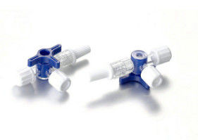 Peralatan Bedah Sekali Pakai Plastik / Butterfly Solenoid Valve Stopcock Ball Offset