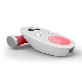 Alat Uji Kehamilan Merah Muda / Baby Heartbeat Monitor Pocket Fetal Doppler
