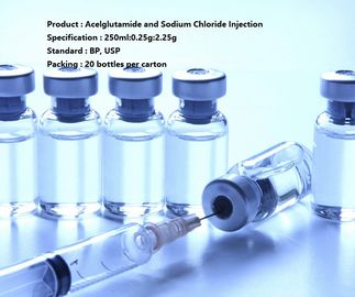 Aceglutamide LVP Parenteral Volume Besar Sodium Chloride Injection USP 0.9