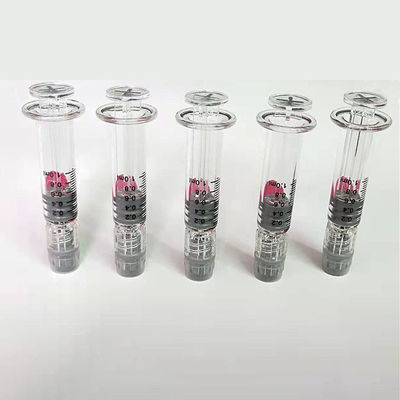 Luer Lock Isi Ulang 0.5ml 1ml Jarum Suntik Kaca Sekali Pakai Untuk Minyak Cbd